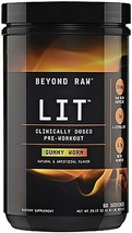 BEYOND RAW LIT | Clinically Dosed Pre-Workout Powder | Contains Caffeine- L-Citr - £76.39 GBP
