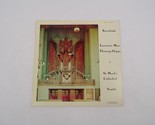 Buxtehude Lawrence Moe Flentrop Organ St. Mark&#39;s Cathedral Seattle Prelu... - $13.85