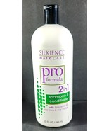 32oz SILKIENCE HAIR CARE Pro Formula 2-in-1 SHAMPOO &amp; CONDITIONER w/B5 A... - $5.69