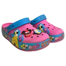 Crocs Busy Bee Lights - Unisex C 12 Pink and Blue Honey Bee Flowers READ - $14.60