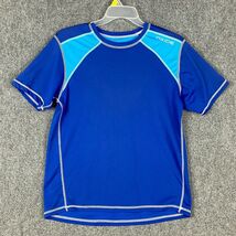 Oxide Athletic Shirt Men&#39;s Large Short Sleeve Blue 100% Polyester Adults L - $16.75 CAD