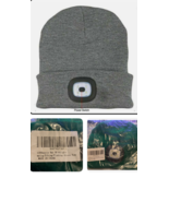 LED Beanie Cap &quot;Geen&quot;  Men / Women  Knit Cap Light Up Hat USB Rechargeable - $276.49 MXN