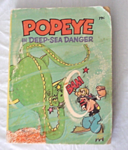 A Big Little Book POPEYE in Deep Sea Danger Vintage 1980 Popeye Comics  - $12.99