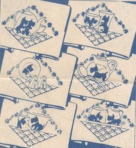SCOTTIE DOG Dish Towel cross stitch embroidery pattern ab6454  - $5.00
