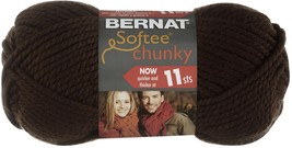 Bernat Softee Chunky Yarn-Dark Taupe - $35.21