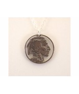 Indian Nickel With Rim Cut Coin Jewelry, Necklace/Pendant - £14.93 GBP