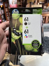 HP 61 Black+ Tri Color Ink Cartridges Combo Pack Orig Exp Nov 2020 SEALED - $18.70
