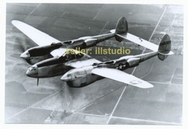 P-38 Lightning in Flight 12 O&#39;clock High RARE 4x6 PHOTO in MINT CONDITIO... - $11.83