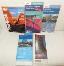 Vintage AAA Travel Road Maps Tour Book 1992-Early 2000&#39;s Lot of 5 - £8.97 GBP