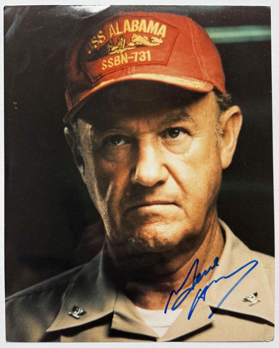 Gene Hackman (d. 2025) Signed Autographed "Crimson Tide" Glossy 8x10 Photo - $149.99