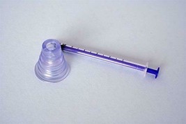 1ml Oral Syringe with Bottle Adapter (Pack of 50) Purple, Latex Free  - £36.01 GBP
