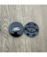 4 Piece 62mm Land Rover Wheel Center Cap Black emblem Hub caps - $17.99
