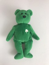 TY Beanie babies Erin beanie baby 1997 Retired Green Shamrock No Tag Gift Toy - £10.25 GBP