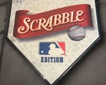 MLB Edition Scrabble 2007 Hasbro Sababa Toys Word Game Baseball Edition - £12.46 GBP