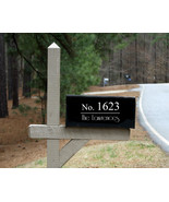Mailbox Number and Family Name Vinyl Decal Home Address House DIY - $225.73 MXN