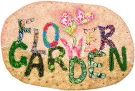 Flower Garden: Quilted Art Wall Hanging - $305.00