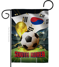 World Cup South Korea Garden Flag Soccer 13 X18.5 Double-Sided House Banner - £16.06 GBP