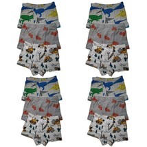 12 Packs 100% Cotton Toddler Little Boys Kids Underwear Breathable Boxer Briefs - £21.64 GBP