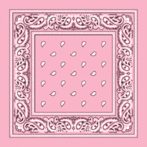 Pink - 6Pcs Paisley Print Bandana 100%Cotton Cover Head Warp Scarf - £17.56 GBP