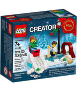 Lego Seasonal Exclusive 40107 - Winter Skating Scene Set - $681.23 MXN
