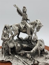 Chilmark Pewter Vintage Sculpture Chief Joseph &quot;I Will Fight No More Forever&quot; - £100.03 GBP
