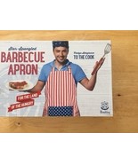 Barbecue Apron (Star Spangled) Red, White &amp; Blue 100% Cotton Adjustable ... - £16.44 GBP