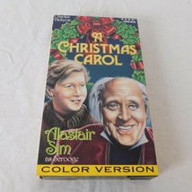 Charles Dickens A Christmas Carol 1951 VHS 1994 Colorized Alastair Sim OOP - £3.96 GBP