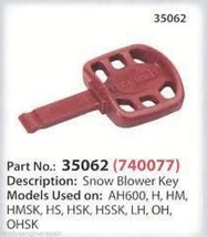 Tecumseh Push Pull Electric Starter Key 35062 MTD 725-1660 Ariens Sears Craftsma - £11.95 GBP