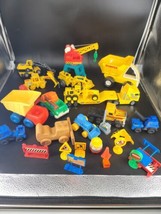 Vintage Construction Toys Lot Tonka Little Tykes Matchbox Magorett Viking 80-90s - £37.46 GBP
