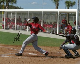 Manuel Margot Signed Autographed 8x10 Photo Red Sox Top Prospect Top 100 - $19.21