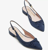 Kate Spade New York Women&#39;s Veronica Flat Ballet,Veronica Flats 5M NAVY - $79.15