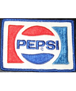 New Vintage Pepsi Cola Logo Embroidered Sew on Patch 2 7/8 X 2 1/4 NOS - £9.44 GBP