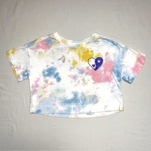 Tie Dye Crop Top Girl’s Small 6-7 Short Sleeve Tee Shirt T-Shirt Summer Hippie - £7.00 GBP