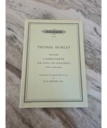 Thomas Morley 2-part Canzonets recorder sheet music Edition Peters - $364.29 MXN