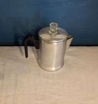 Vtg Century Aluminum Ware Small Camping 5 Cup Coffee Pot Percolator USA Made EUC - £19.01 GBP