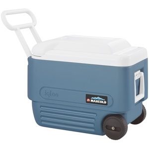 Max Cold Wheeled Cooler 40 QT Pearl Blue - £75.51 GBP