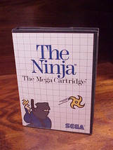 Sega Master System The Ninja Game Cartridge, with case, SMS, tested - $6.95