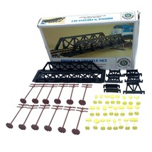 Bachmann Bridge N Trestle Set 44 Piece HO Scale Electric Trains Model Kit - £13.91 GBP