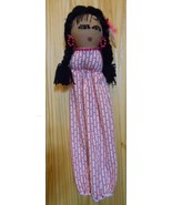 Native American Made Grocery Sack Saver Bag Girl Holder Keeper Valentine... - $41.14 CAD