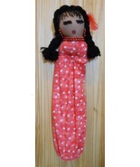 Native American Grocery Bag Sack Saver Holder Keeper Girl Valentine&#39;s Lo... - $41.14 CAD