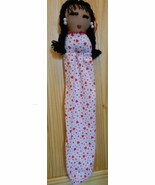 Valentine&#39;s Girl Grocery Sack Bag Saver Holder Keeper Native American He... - $41.14 CAD