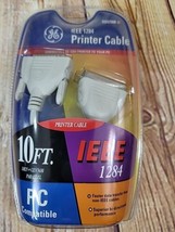 G.E. Printer Cable 10 foot - PC Compatible - New - Factory Sealed- IEEE ... - $9.98