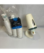 VTG Dixie 3 oz Cup Dispenser Space Age Retro Bathroom Kitchen Counter Top BONUS - $21.78