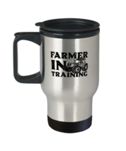 Travel Coffee Mug Funny Farmer In Training Farming  - £19.65 GBP