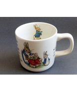 Wedgwood England porcelain Beatrix Potter story Peter Rabbit chid cup mug - £22.50 GBP
