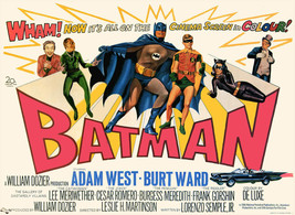 1966 Batman Movie Poster Print/Replica Adam West Robin Burt Ward Joker - £2.58 GBP