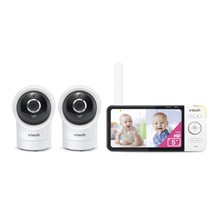 VTech RM5764-2HD 1080p Smart WiFi Remote Access 2 Camera BabyMonitor 360° Pa... - £120.28 GBP