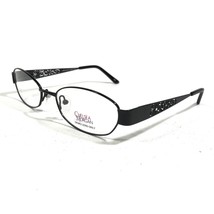 Chelsea Morgan CM803 BLACK Eyeglasses Frames Round Oval Full Rim 52-17-135 - £22.25 GBP