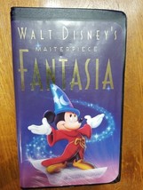 WALT DISNEY&#39;S FANTASIA MASTERPIECE VHS 1991 Christmas Lead 08/20/91 - $6.62