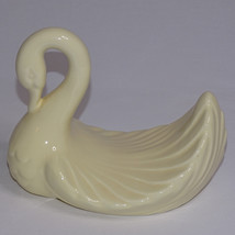 Vintage Andre Richard Japan Cream Ceramic Swan Hand Towel Holder Or Soap Dish - £6.20 GBP